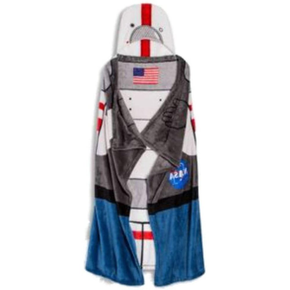 NASA Hooded Throw Spacesuit Soft Blanket